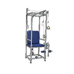 Multi Exerciser With Quadriceps Chair Color Code: Blue And White