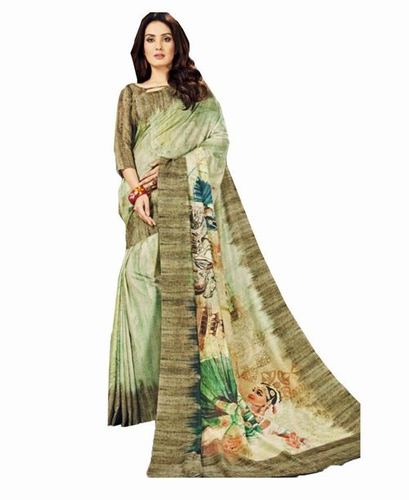 Green Silk Saree