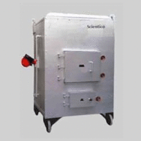 Electric Incinerator - Ms Sheet, Burn Rate 15-1000 Kg/hr, Capacity Up To 6 Ton/day | Dual Combustion Chamber, One Year Warranty, Ce Certified