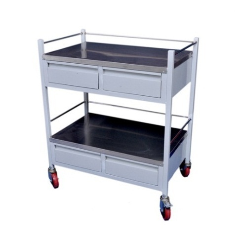 MEDICINE TROLLEY 4 DRAWERS