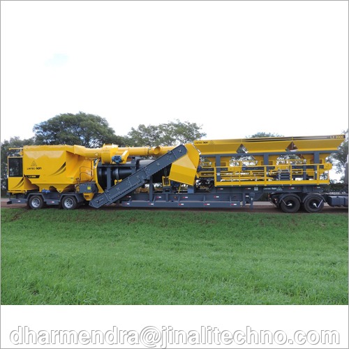 Counter Flow Mobile Asphalt Drum Mix Plant