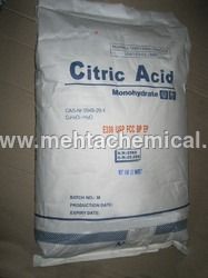 Citric Acid Monohydrate Cas No: 5949-29-1