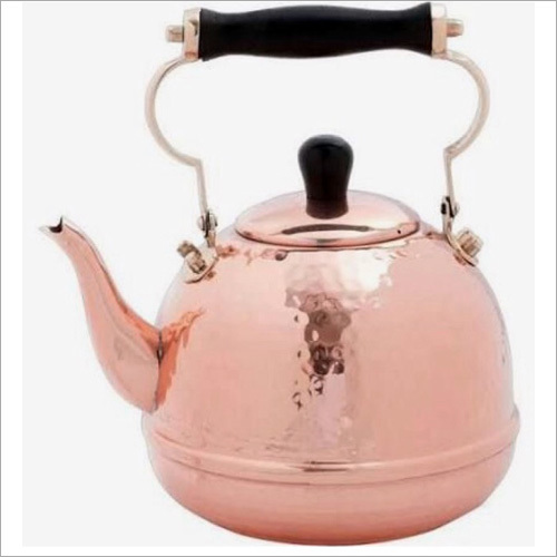 Porcelain Handle Copper Kettle