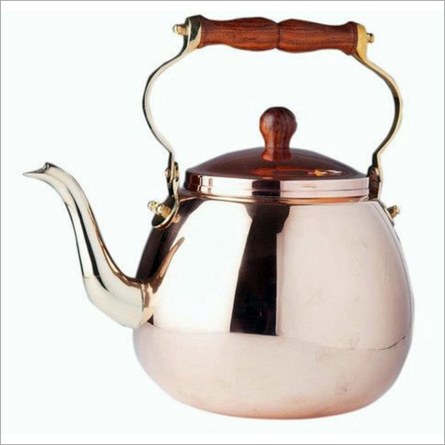 Polished Copper Teapot