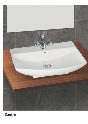 White Santro Table Top Basin