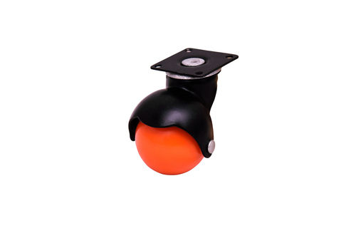 Powder Coated Ppcp Solid Ball Castor