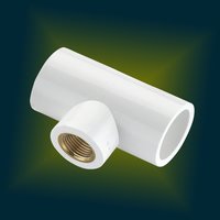 Brass Reducer Tee - 3/8" To 1/4" Size | Long Service Life, Unmatched Performance, Dimensional Accuracy