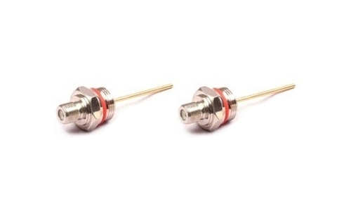 Plug To F Socket Adaptor 5%2f8 - Aluminum Silver Design | Durable Aluminum Build, High-Quality Connector