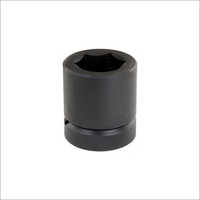 Impact Socket - Iron, 20-25mm Size | Polished Finish, Black Color, High Torque Delivery