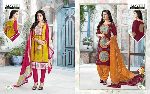 Fancy Mayur Khushi Collection - Cotton Full Sleeve Formal Dress | Ethnic Indian Design for All Seasons