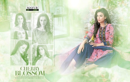 Mayur Khushi Vol37 Dress Material - Cotton, Full Sleeves, Plain Design | Breathable, Quick Dry, Non-Toxic, Washable, No Fade