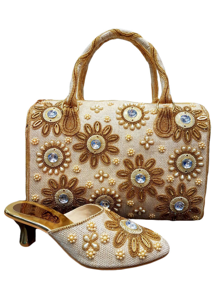 Latest Design Party Wear Matching Bag & Shoe For Woman at Best