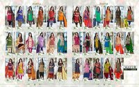 Multi color Dress Material Collection