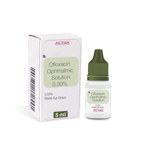 Ofloxacin Eye Drops - Liquid Formula for Adults | Prescription Dosage, Keep in a Cool and Dry Place