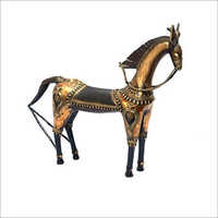 Dhokra Horse Statue