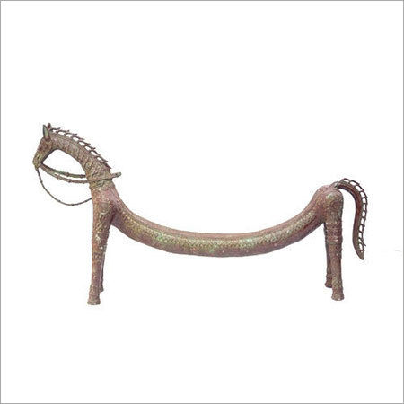 Brass Handicaft Horse Statue