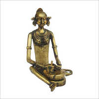 Antique Brass Tribal Sculptures