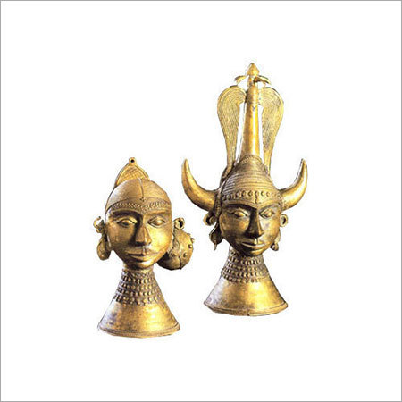Brass Tribal Sculptures