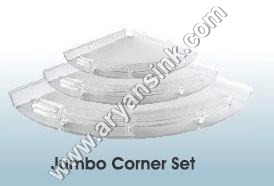 Pvc Jumbo Corner Bathroom Set