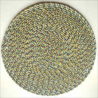 Chenille Bath Mats - 24 Inches Round, Multicolor | Absorbent, Durable, Easy To Clean, Soft, Stylish, 0.5-inch Pile Height