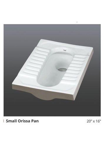 White Orissa Pan Toilet Seat