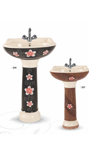 Ceramic Stargold Wash Basin Pedestal
