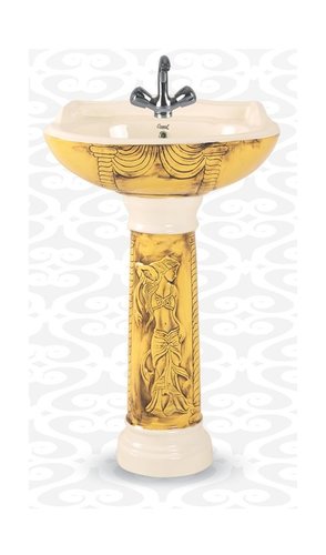 Ceramic Stargold Wash Basin Pedestal