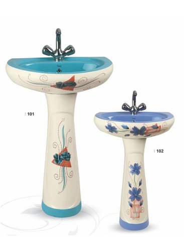 Ceramic Repose Wash Basin Pedestal