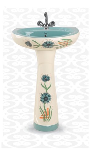 Ceramic Repose Wash Basin Pedestal