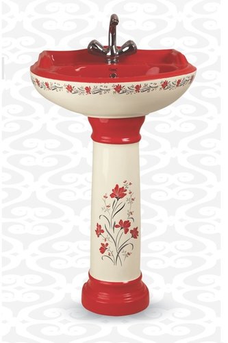 Ceramic Wash Basin Pedestal