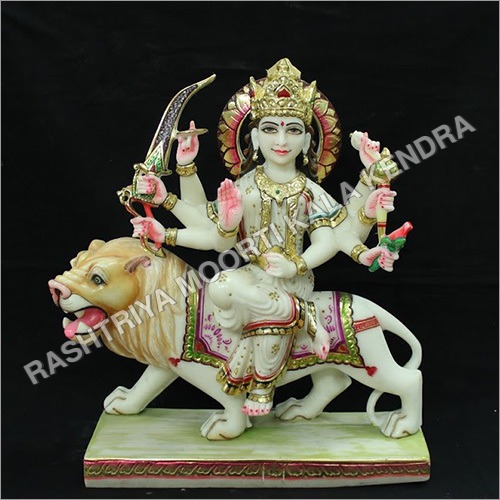 Painting Durga Maa Statue