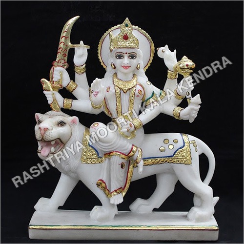 Painting Durga Maa Statue