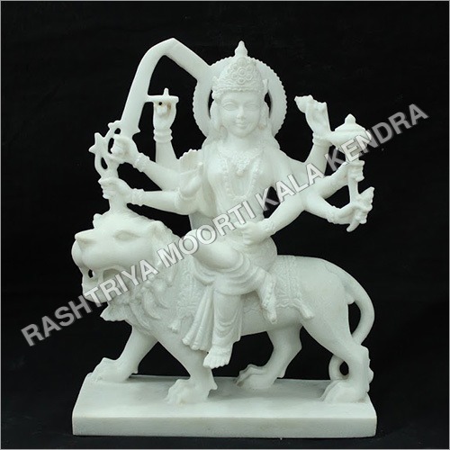 Polishing Durga Maa Statue