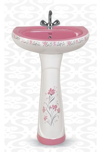 Ceramic Wash Basin Pedestal