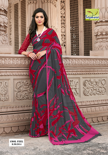 Red Daily Wear Saree at Best Price in 