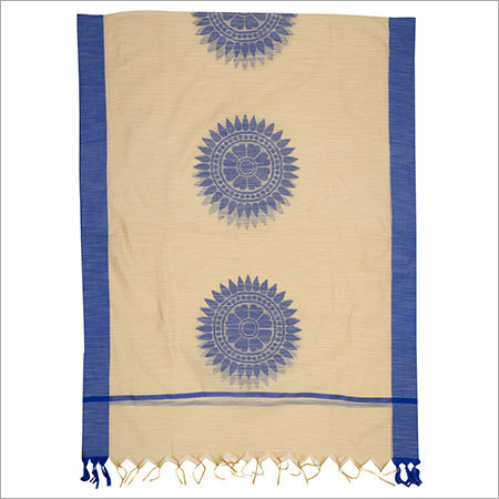 Craftzen Polycotton Dupatta (Blue )