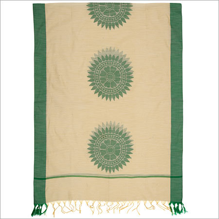Craftzen Polycotton Dupatta (GREEN )