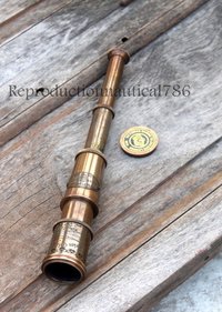 Victoria Brass Handmade Telescope Decor