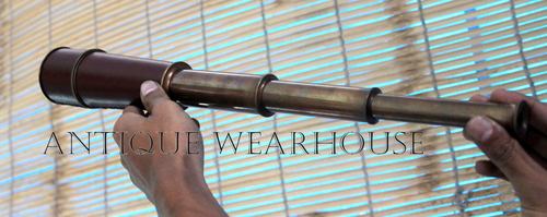 Brass Spy Glass Pocket Travel Telescope Gift