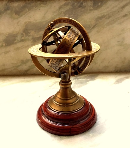 Antique Finish Nautical Brass Armillary