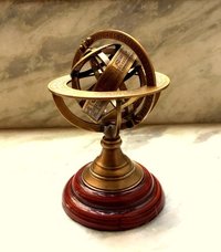 Antique Finish Nautical Brass Armillary