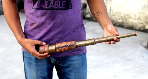 Antique Pirate Brass Marine Telescope Scope