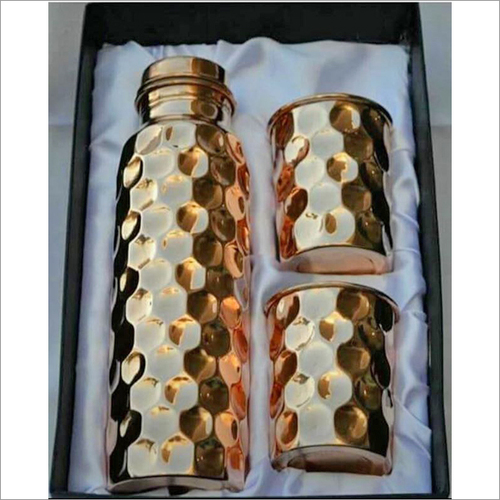 Hammered Copper Water Bottle