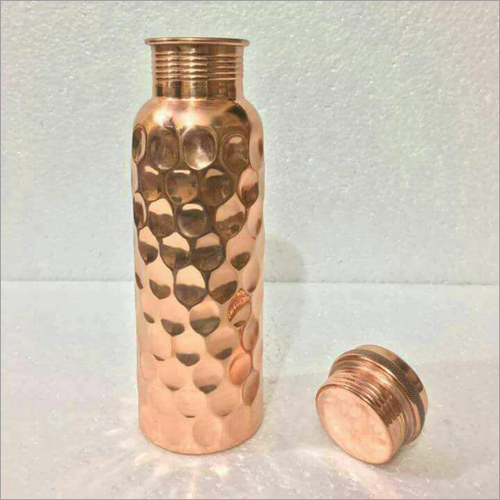 Golden Copper Drinking Water Bottle