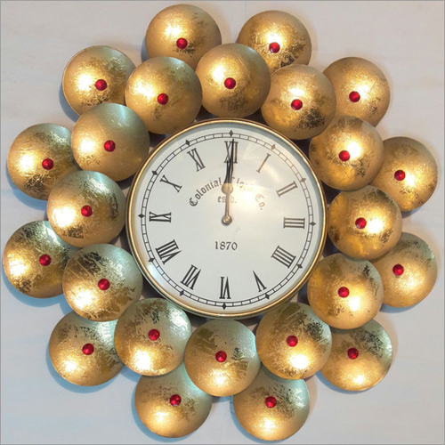 Light Yellow Antique Wall Clock