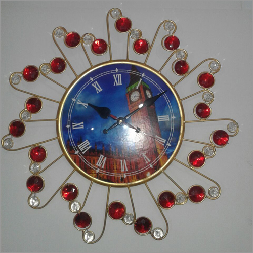 Red & Blue Handicraft Iron Wall Hanging