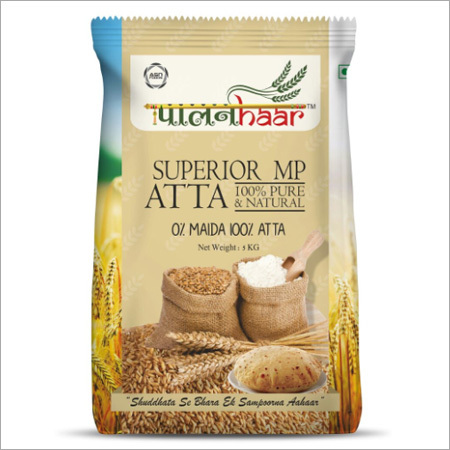 Superior MP Atta - 5 kg Food Grade Wheat Powder, Rich in Minerals and Vitamins, Soft and Digestive Chapatis