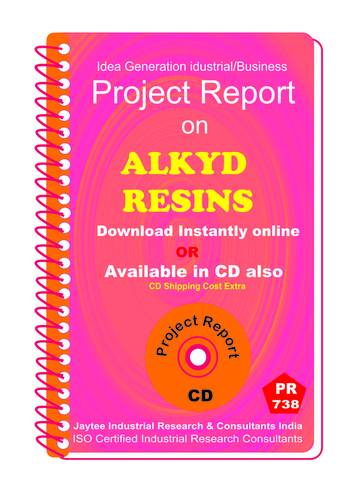ALKYD Resins manufacturing Project Report eBook