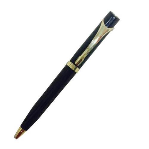 Triangle Black Shining Gold Ball Pen