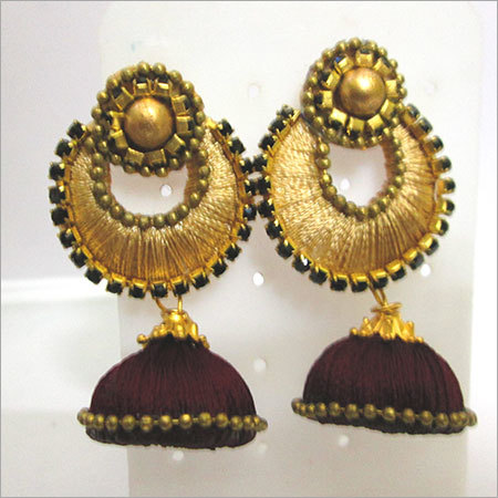 Silk Thread Earring